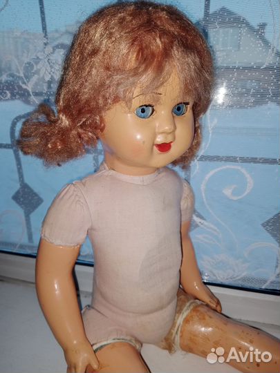 Опилочная советская кукла