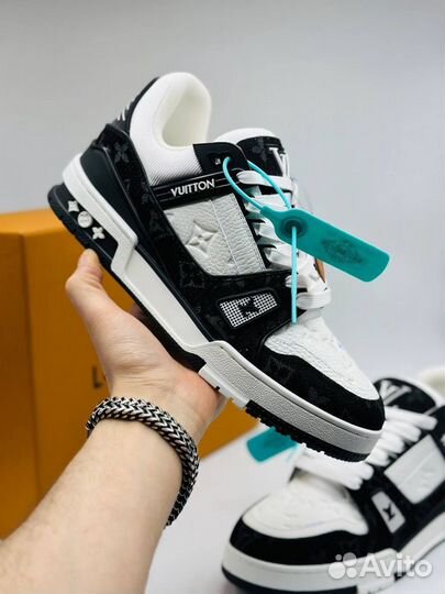 Кроссовки Louis Vuitton Trainer черные