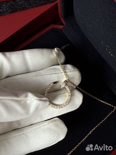 Кулон подвеска гвоздь Cartier Juste Un Clou 18k Go