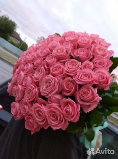 Букет из 101 Розы Доставка 24/7