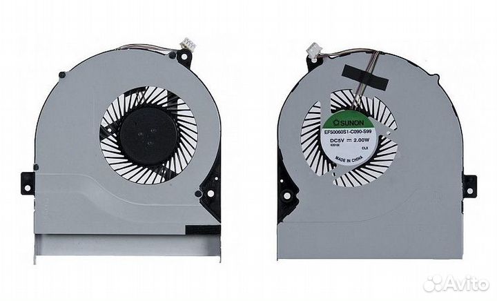 Вентилятор/Кулер для ноутбука Asus K46 K56 7mm