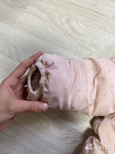 Комбинезон зимний с шапкой в комплекте 74 размер