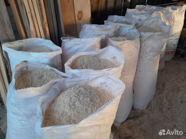 Опилки, стружка сухая