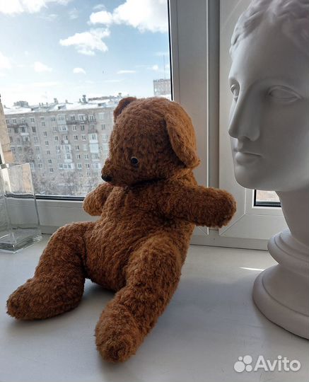 Мягкая игрушка медведь СССР 60 см. Ретро / Винтаж