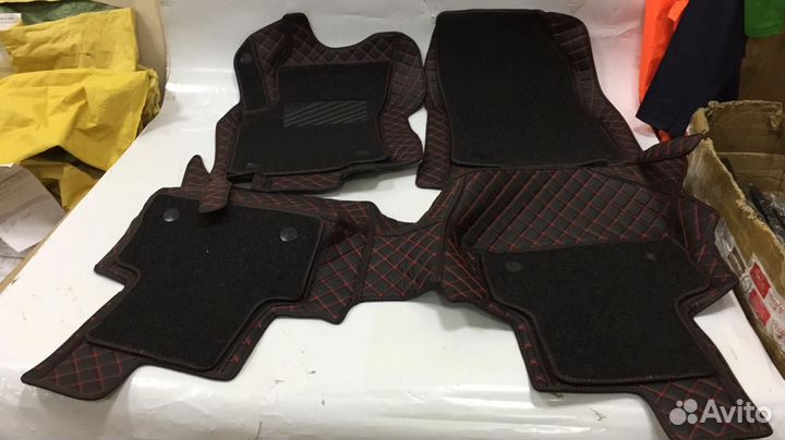 3D Коврики Toyota Салон Багажник из Экокожи