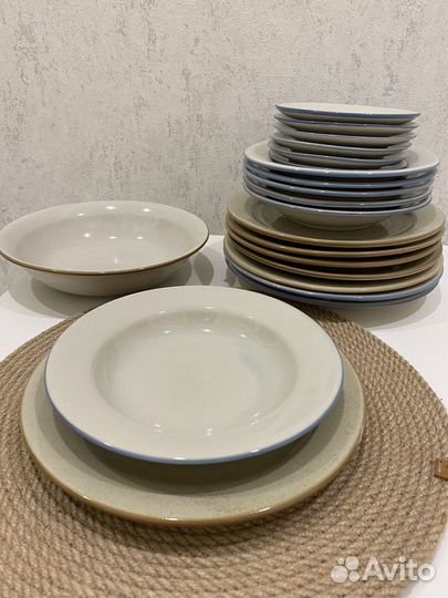 Сервиз столовый новый 21 предмет посуда тарелки