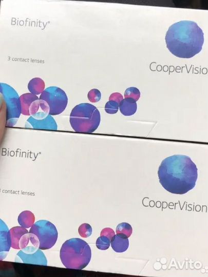 Линзы контактные Biofinity -4 и -4,5