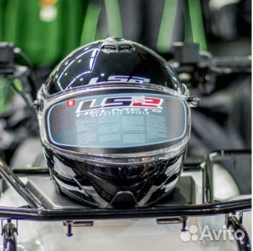 Шлем LS2 FF325 XL strobe (snow) для снегохода