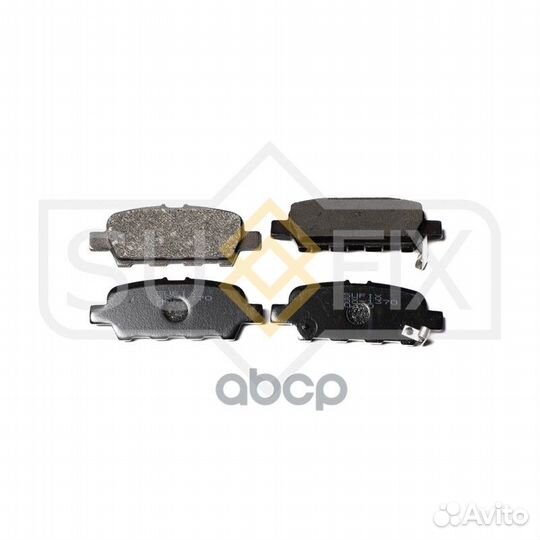 Дисковые тормозные колодки зад прав/лев sx1