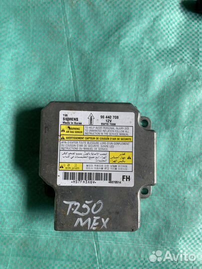 Блок управления SRS Chevrolet Aveo T250 2006-2012