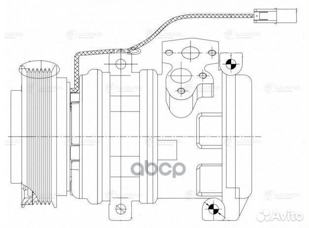 Компрессор кондиц. для а/м Mitsubishi Pajero IV