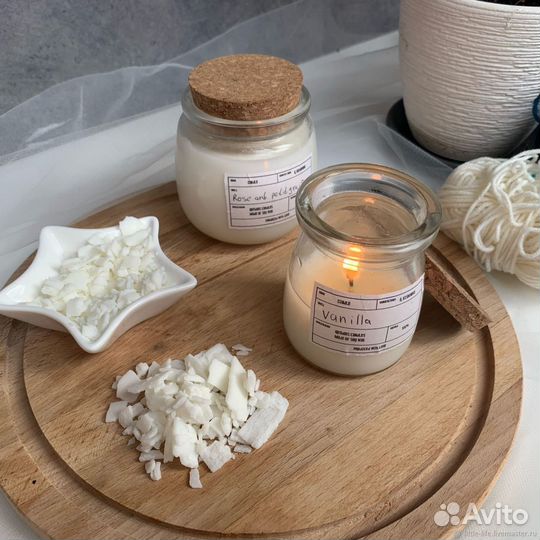 Баночки для свечей стеклянные 100мл / для сыпучих