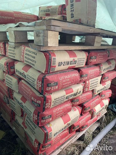 Штукатурка цементная