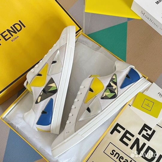 Кеды кроссовки fendi премиум оптом