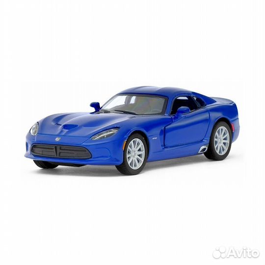 Машина 2013 SRT Viper GTS синяя металл инерция Kinsmart KT5363W