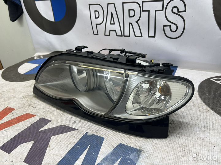 Передняя фара левая бмв Е46 рестайлинг