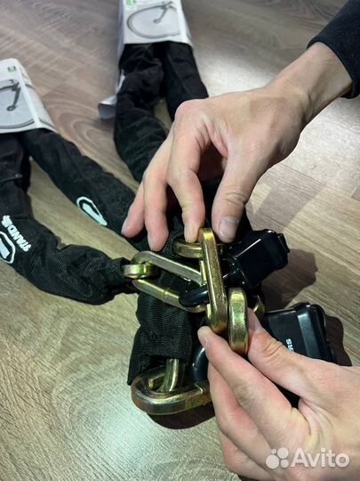 Цепь с замком, мотоцепь, защита от угона