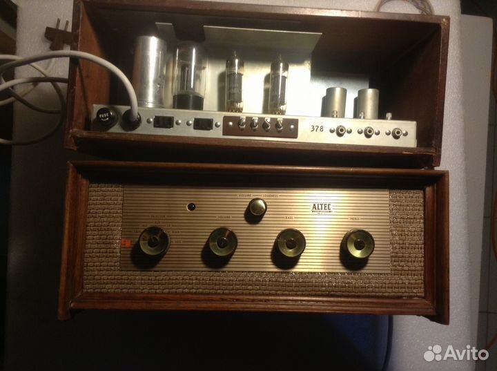 2 ламповых моно-интегральных усилителя Altec 339D