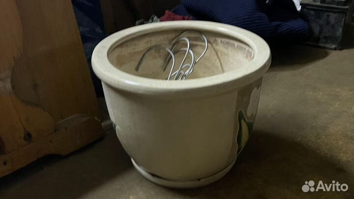 Горшок для цветов керамика большой