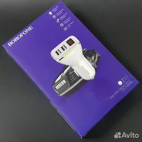 Автомобильное зарядное устройство Borofone BZ11