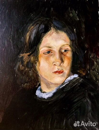 Картина маслом на холсте портрет