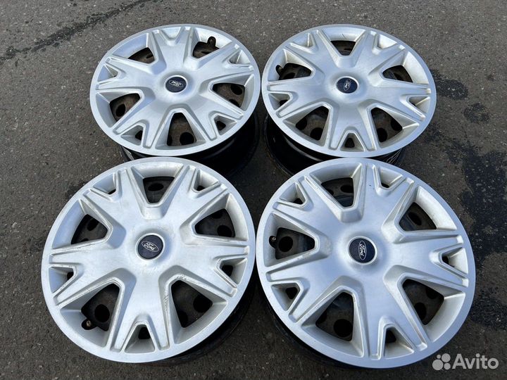 Оригинальные диски Ford R17 5x108 с колпаками