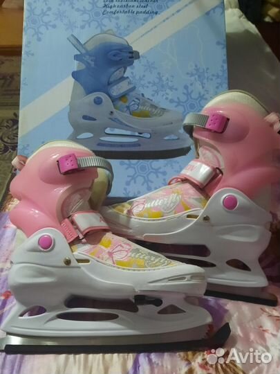 Коньки детские раздвижные 34 37