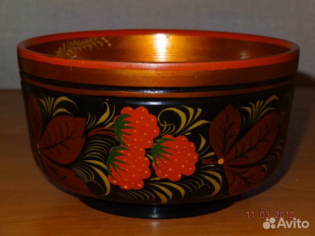 Горшочки хохлома