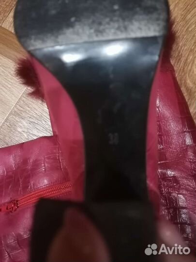 Сапоги женские зимние натуральная кожа