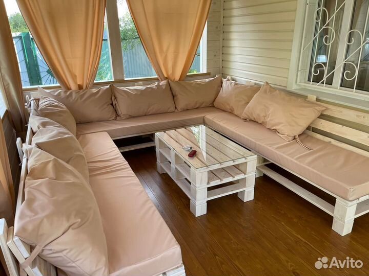 Подушки, матрасы, тенты для садовой мебели