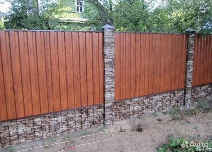 Профнастил на фасад