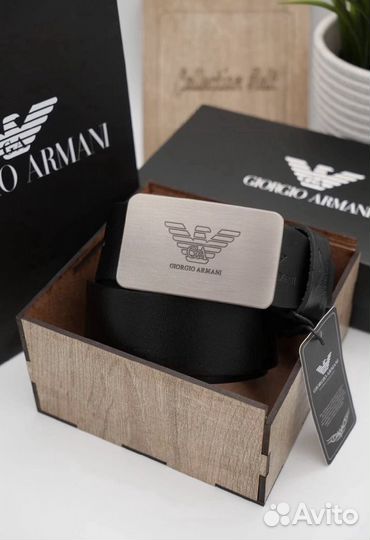 Мужской кожаный ремень