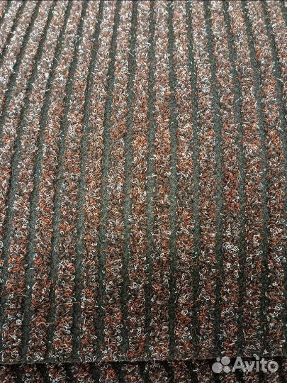 Грязезащитный коврик резиновая основе коричневый