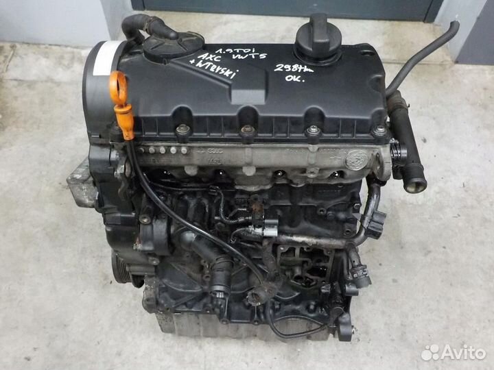 Kонтрактный Двигатель 1.9D Volkswagen Audi+АКПП