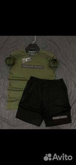 Мужской костюм летний Philipp plein новый