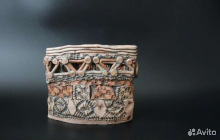 Вазочка, вазон для сухоцвета