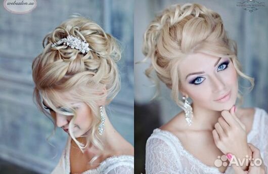 Вечерние и свадебные прически. Укладка. Макияж