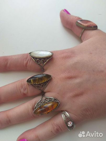 Перстень кольцо мельхиор СССР