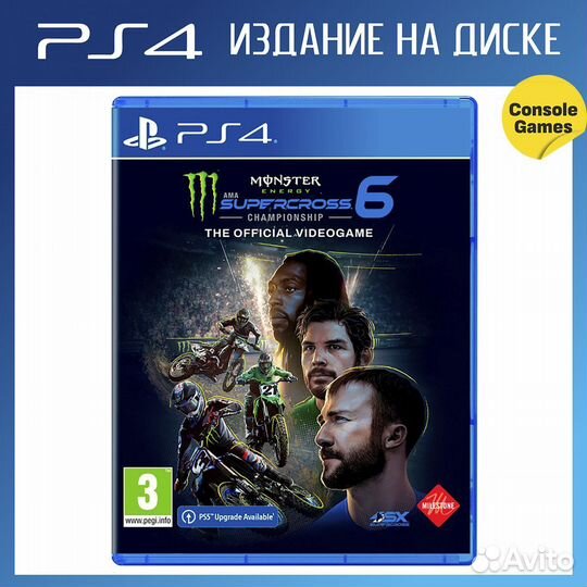 PS4 Monster Energy Supercross 6 Новый