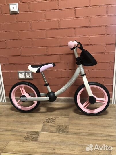 Беговел детский Kinderkraft розовый