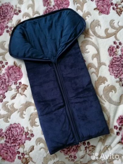 Новое утепленное одеяло-конверт в коляску/кроватку