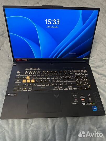 Ноутбук игровой asus TUF Gaming F17 FX707ZU4-HX029