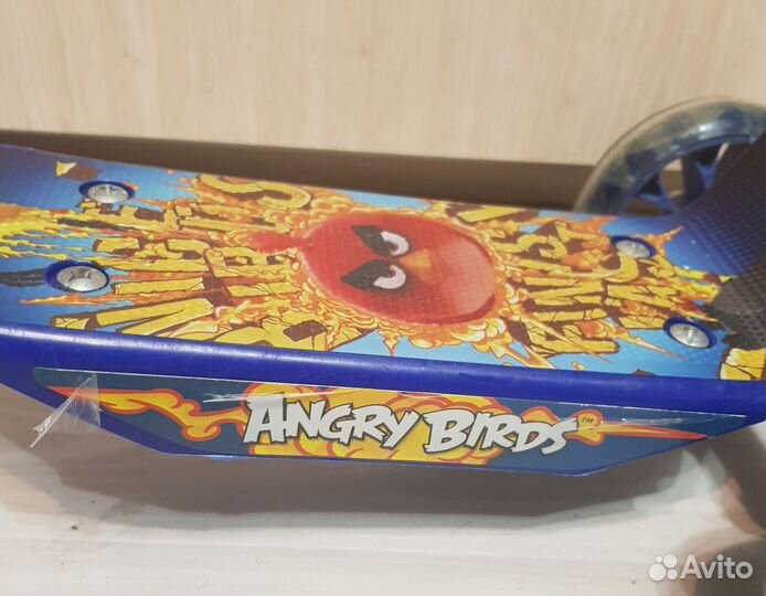 Самокат трехколесный детский Angry Birds