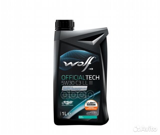 Wolf Масло мот. officialtech 5W30 C3 LL III 1L