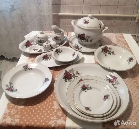 Сервиз столовый, на 6 персон. СССР