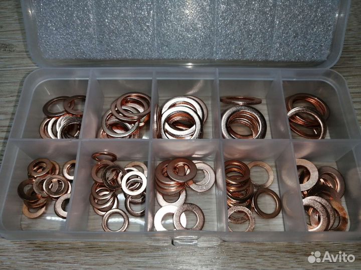 Набор медных колец