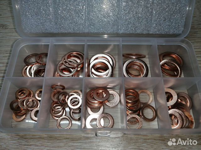 Набор медных колец