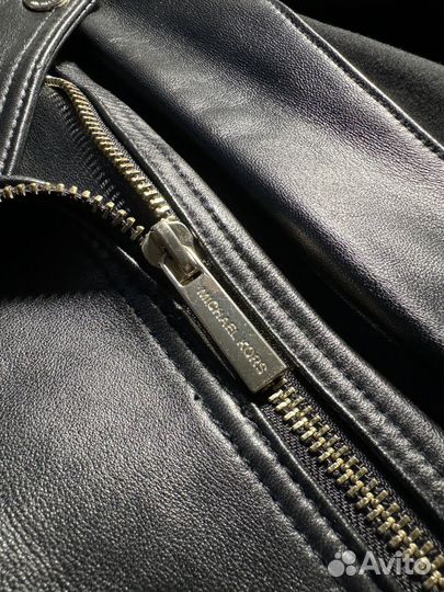 Кожаная куртка XS (40-42)