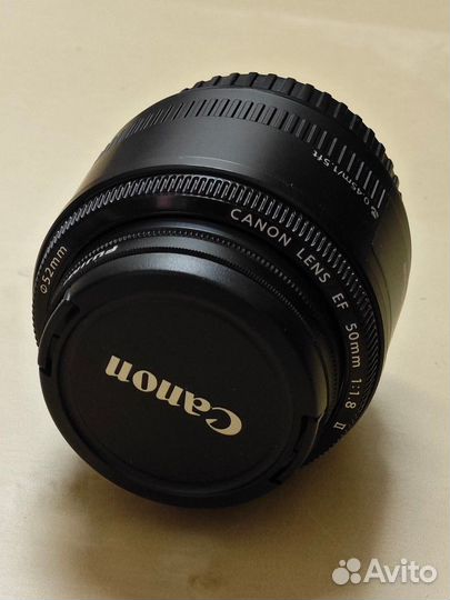 Объектив Canon EF 50mm 1.8 II + UV фильтр