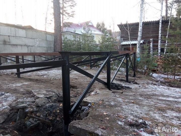 Винтовые сваи с монтажом